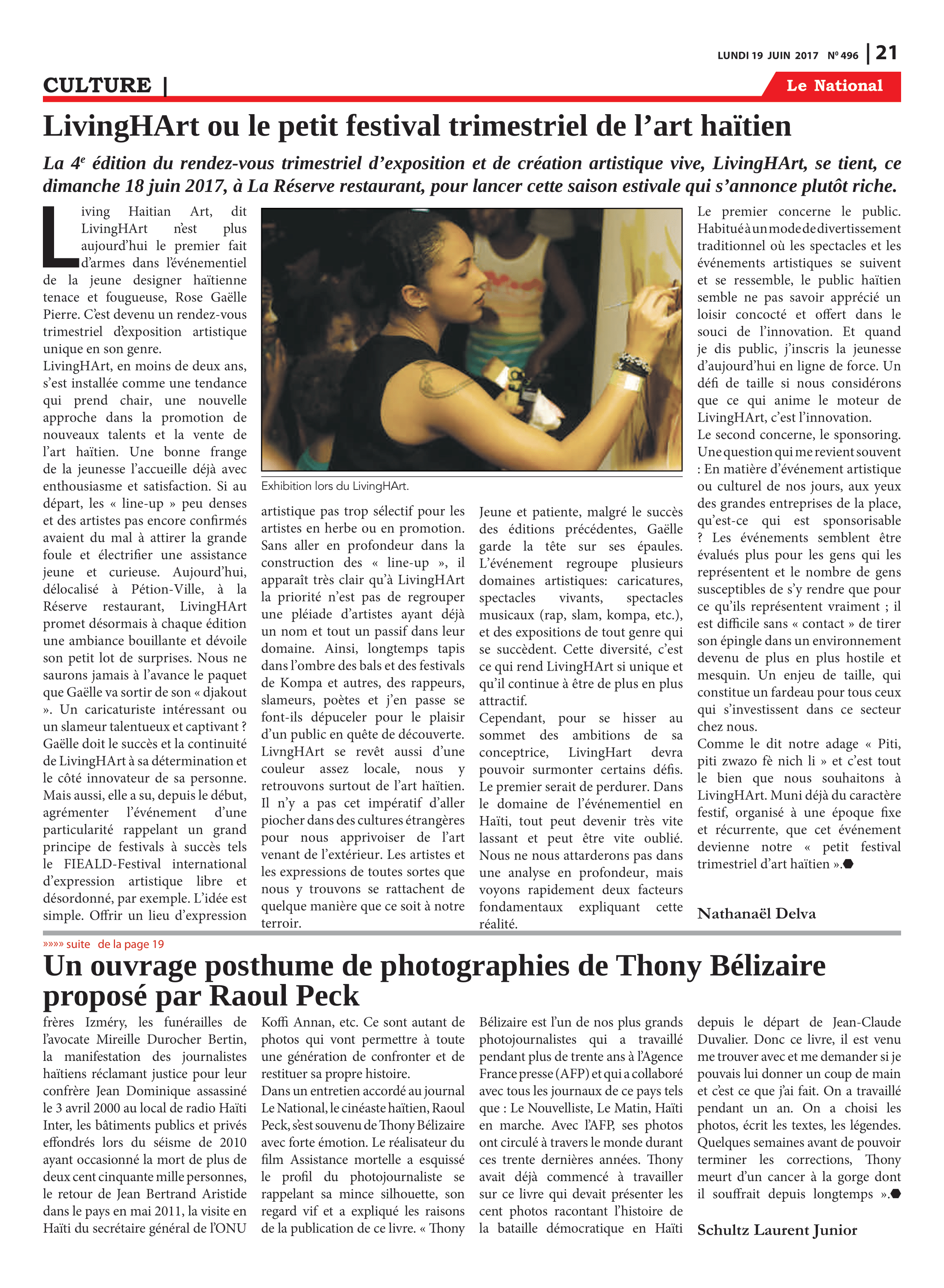 Page 21 de l'édition 496