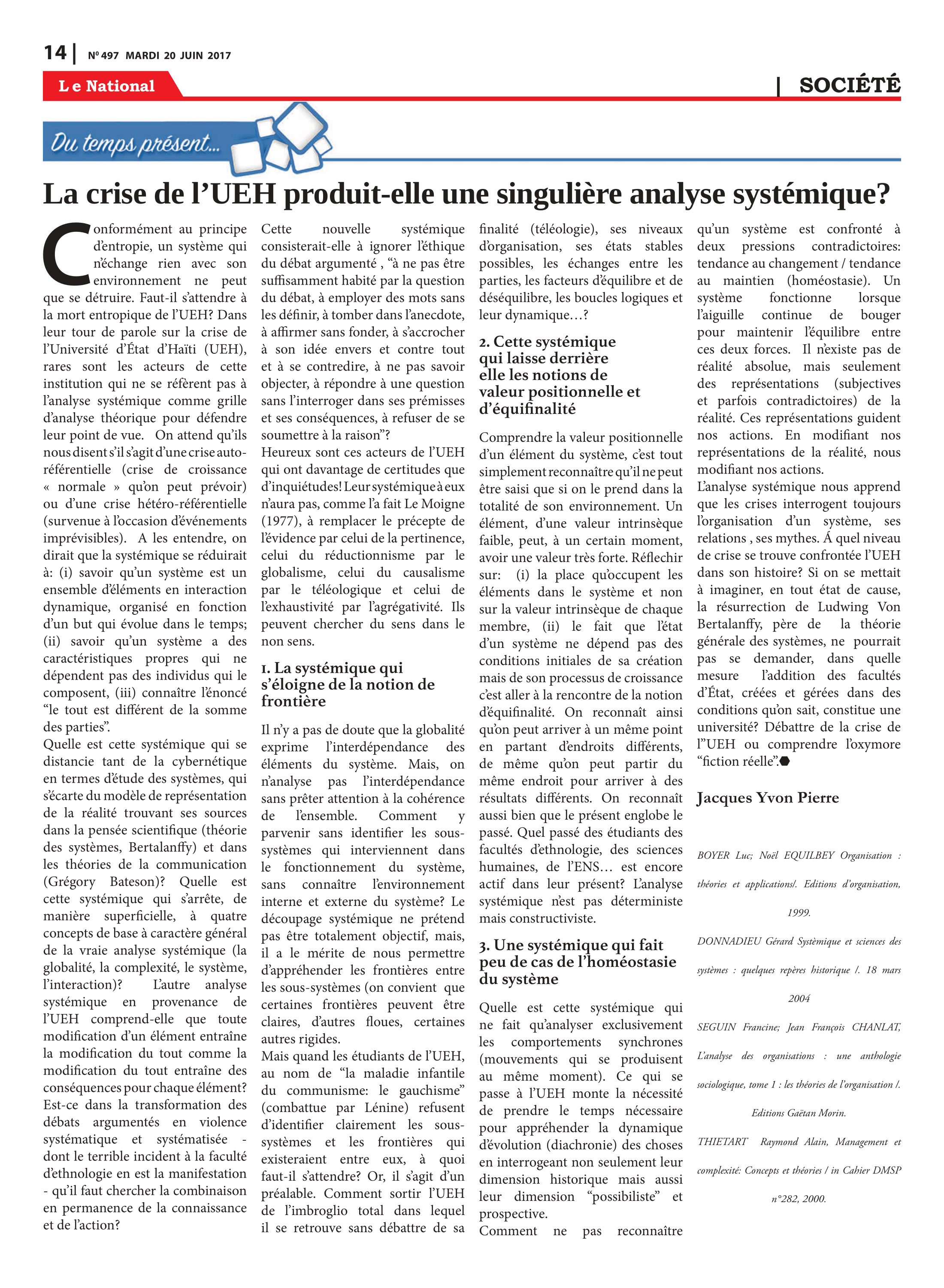 Page 14 de l'édition 497