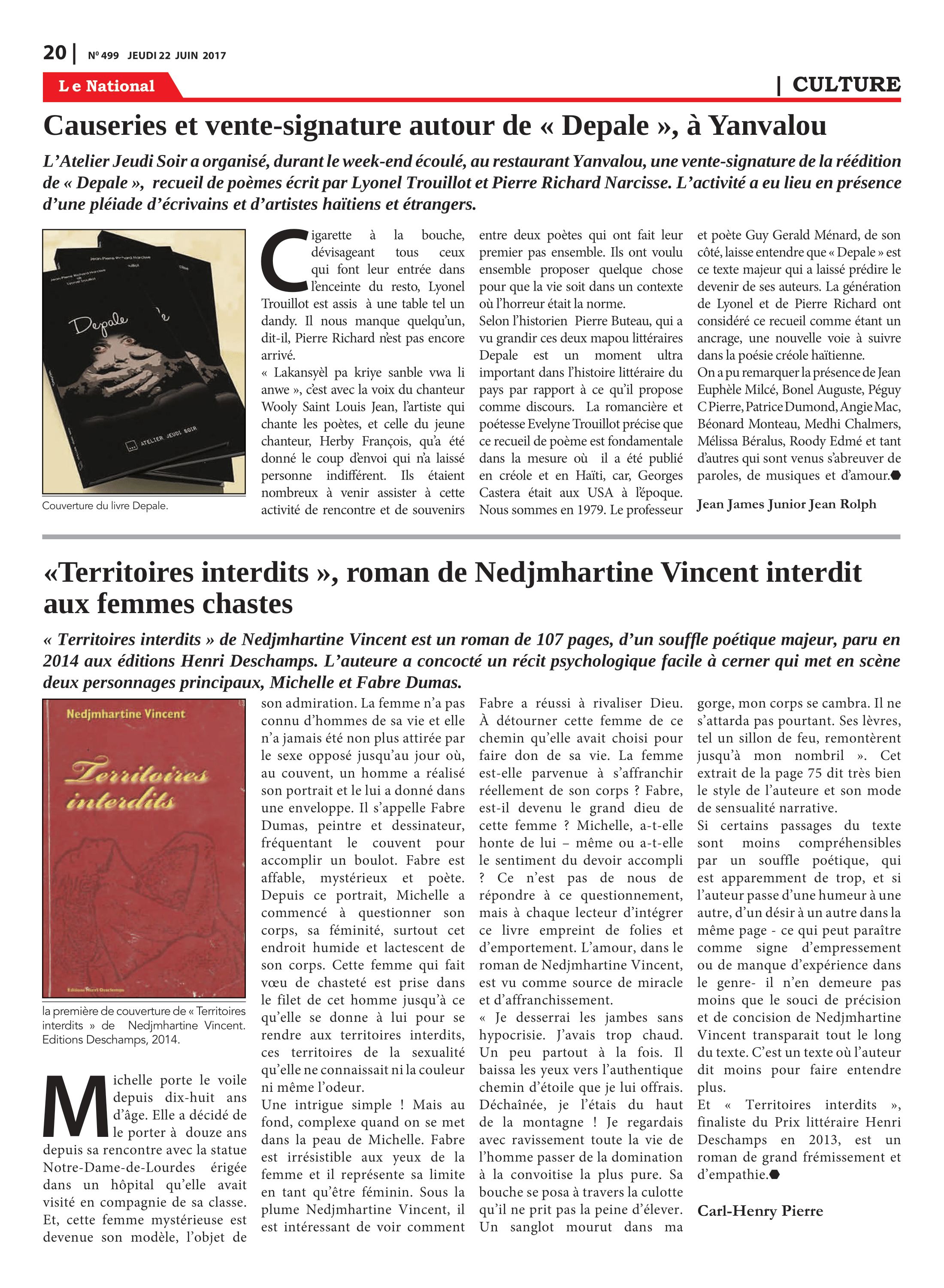 Page 20 de l'édition 499