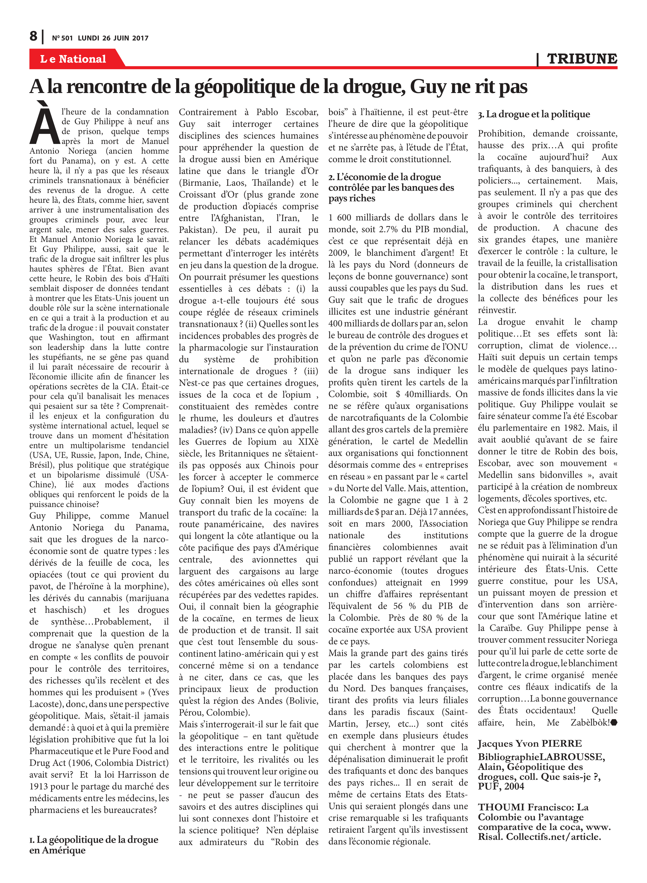 Page 8 de l'édition 501