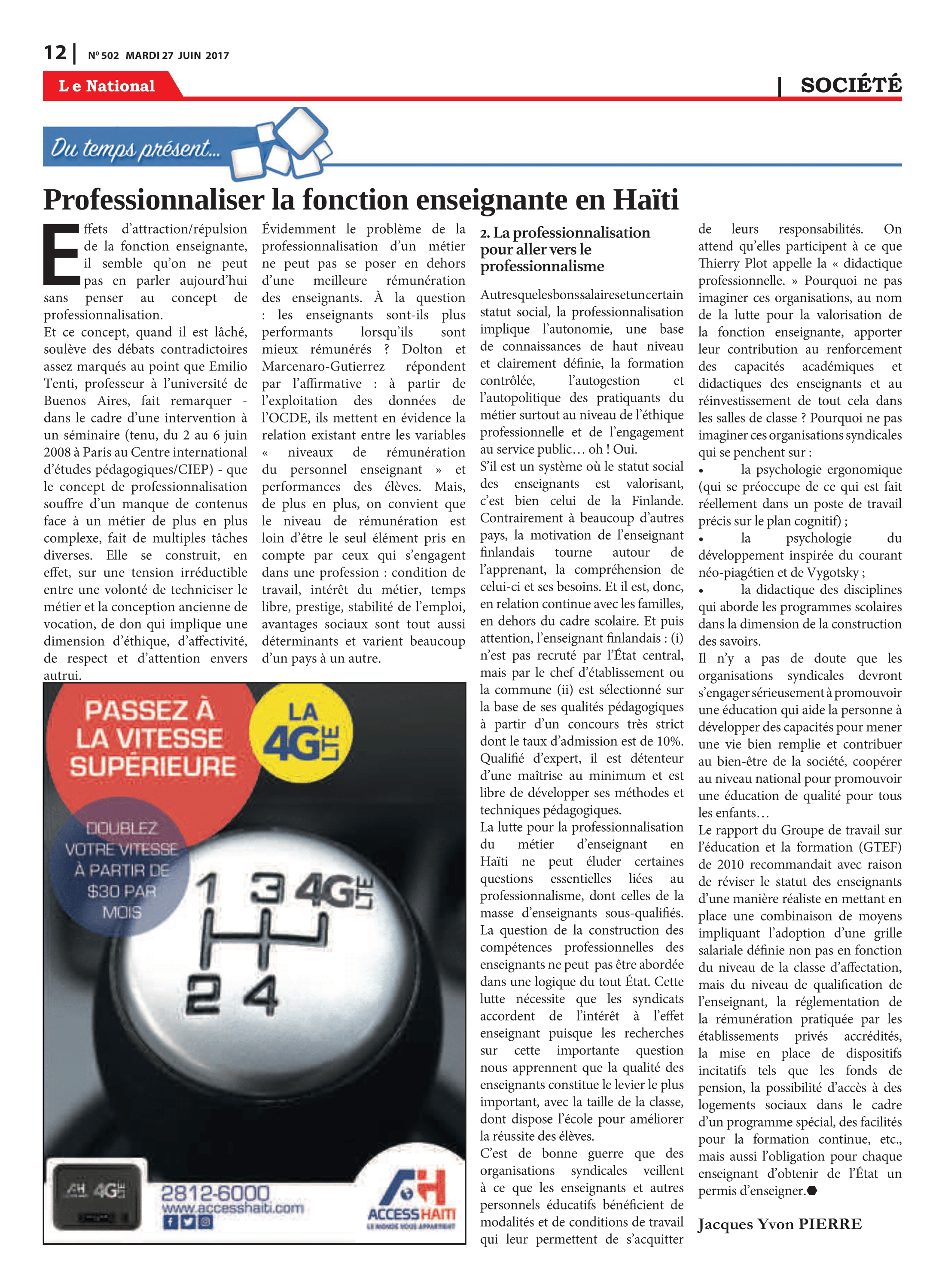 Page 12 de l'édition 502