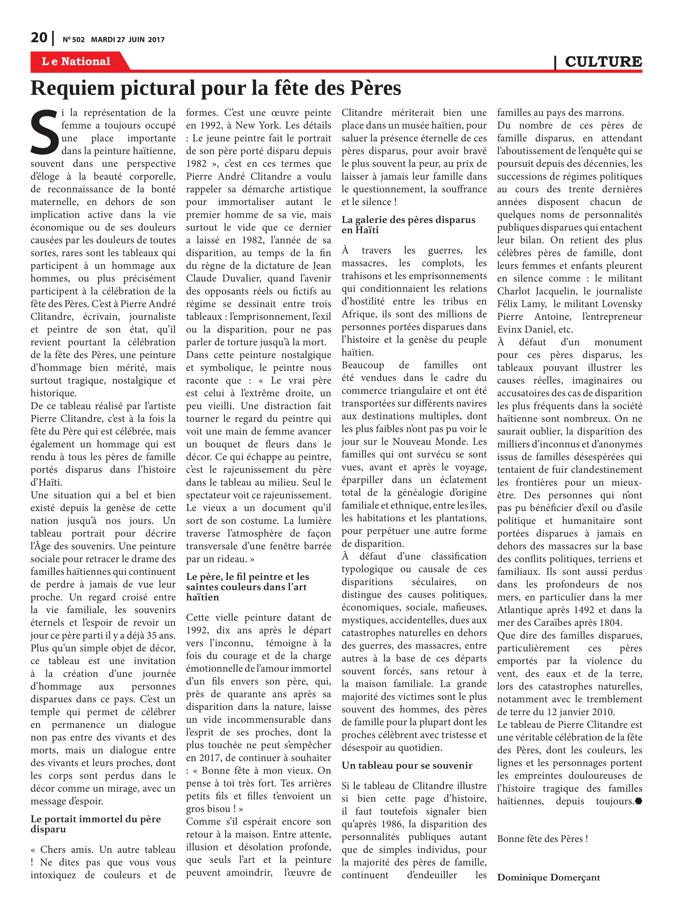 Page 20 de l'édition 502