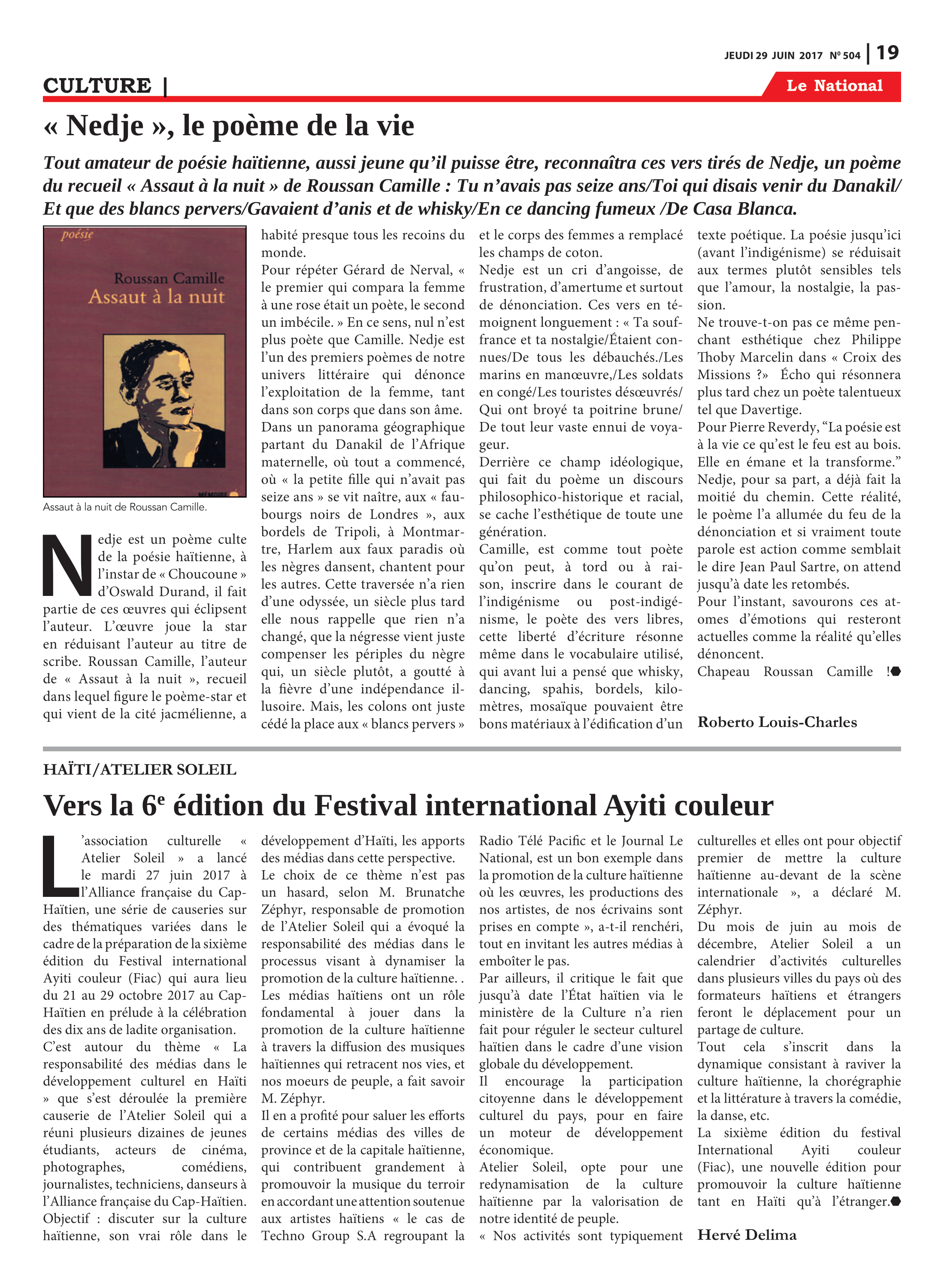 Page 19 de l'édition 504