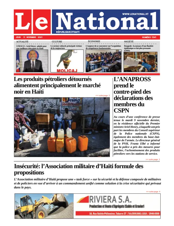 Une de l'édition 1341