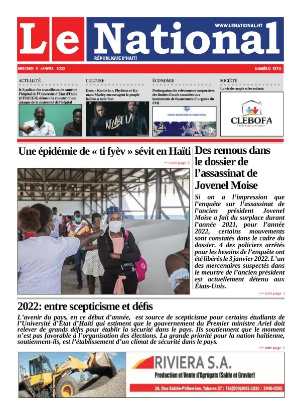 Une de l'édition 1370