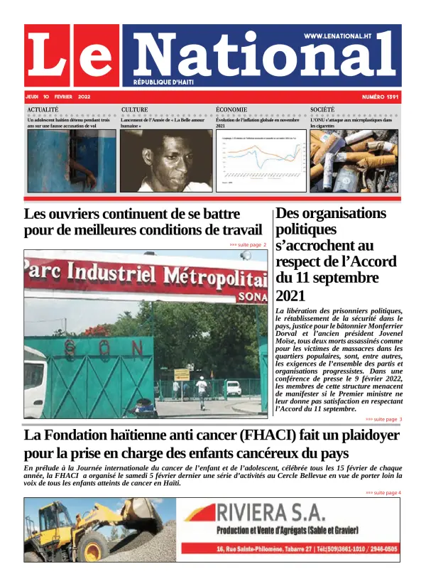 Une de l'édition 1391