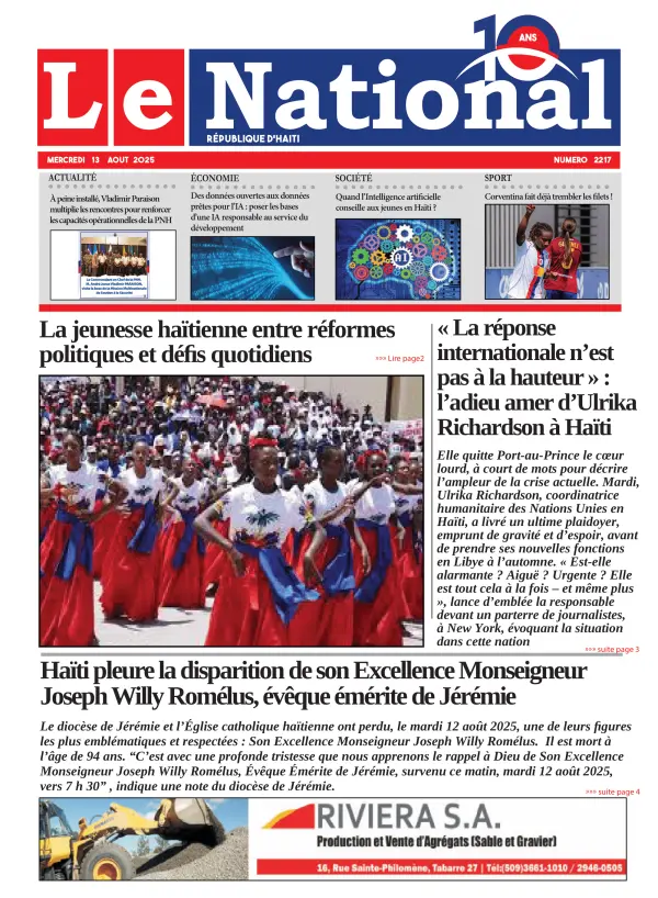 Une de l'édition 2217