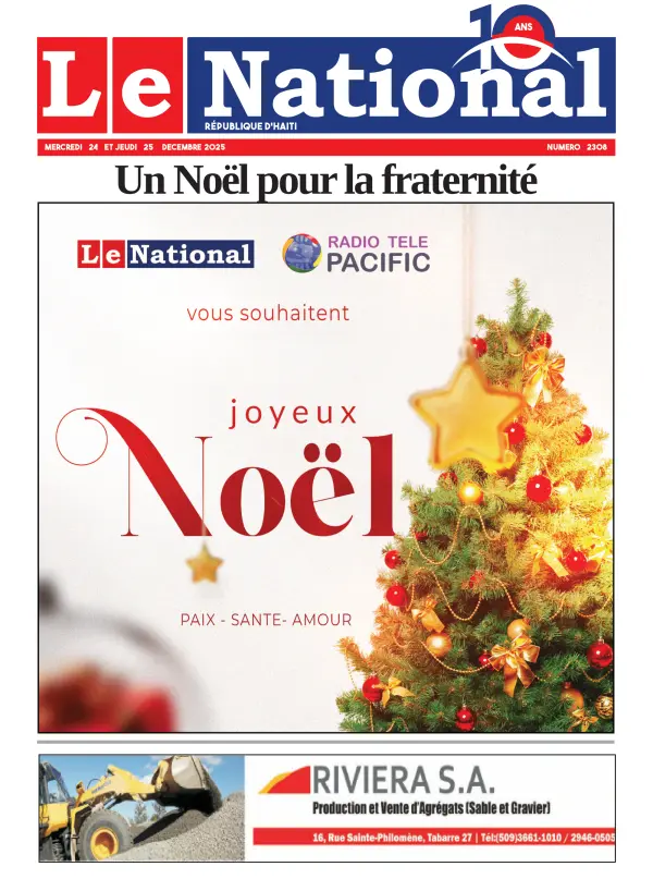 Une de l'édition 2308