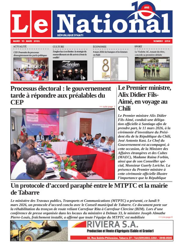 Une de l'édition 2354