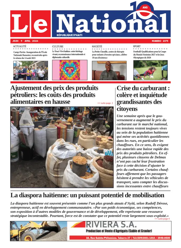 Une de l'édition 2375
