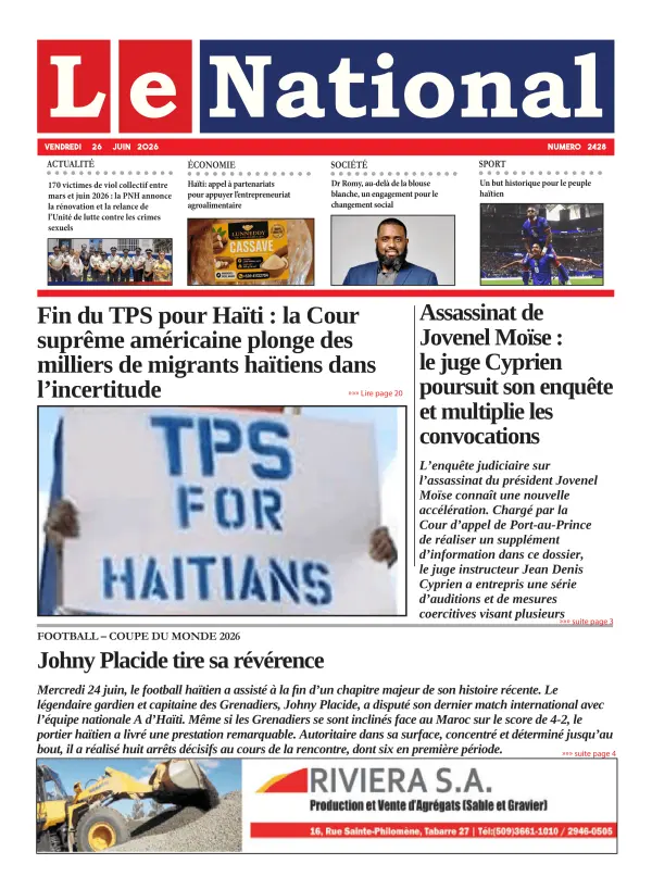 Une de l'édition 2428