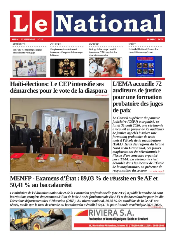 Une de l'édition 2474